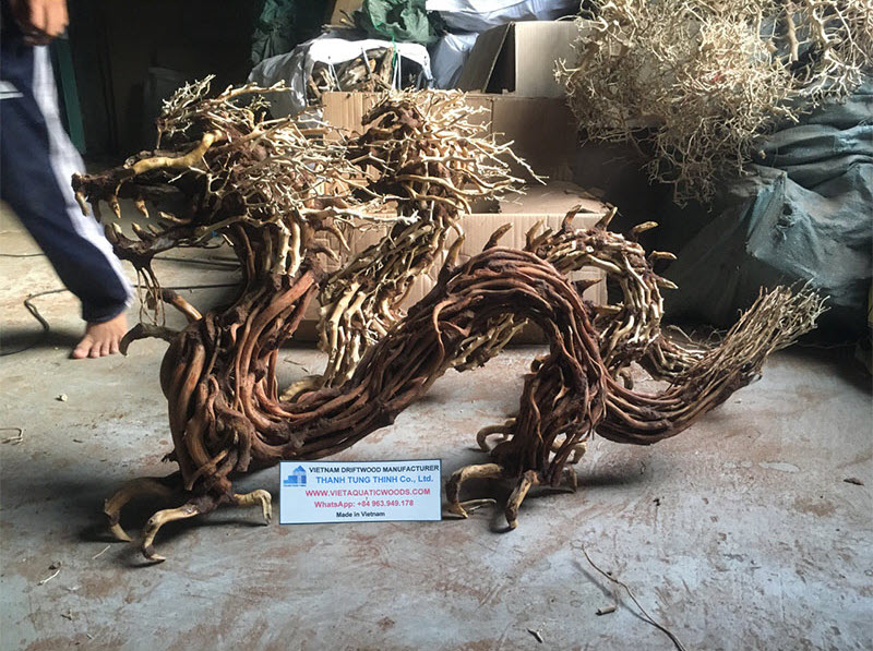 Custom dragon bonsai driftwood