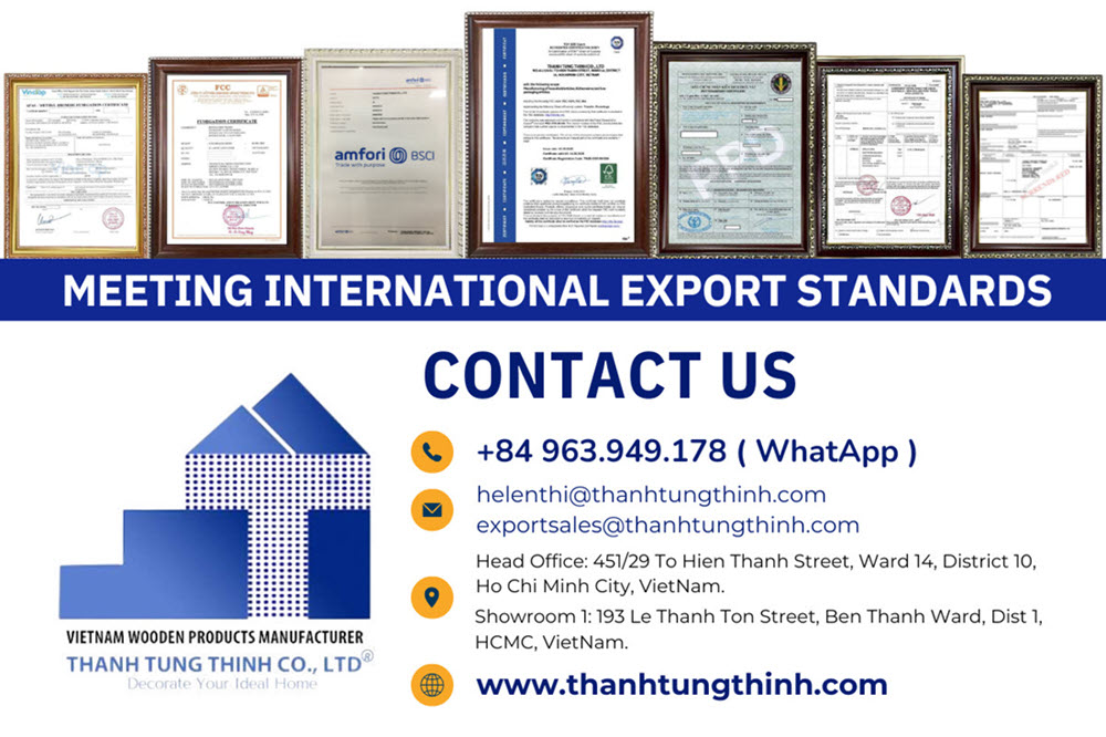 Certified to meet international quality standards