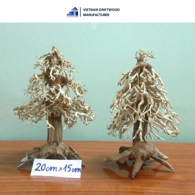 Pine-shaped bonsai driftwood aquatic plants