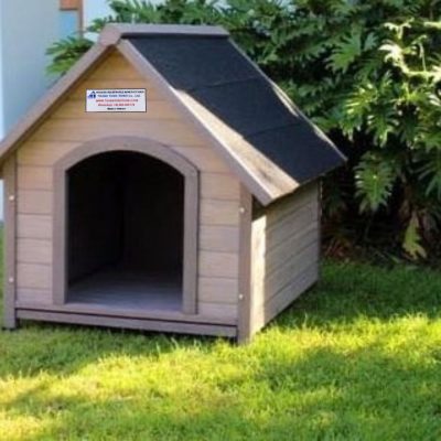 basic wooden pet house