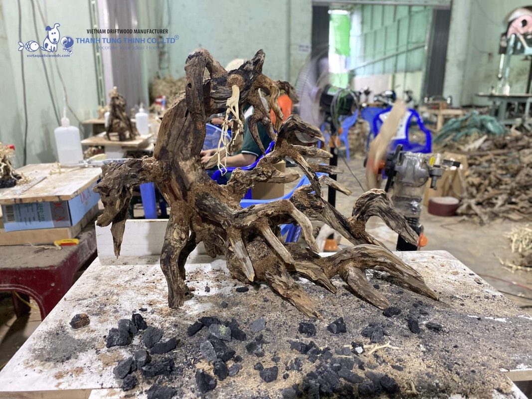 Bonsai driftwood is made from 100% natural driftwood