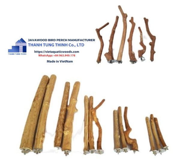 Coffee Wood Bird Perch Manufacturer 