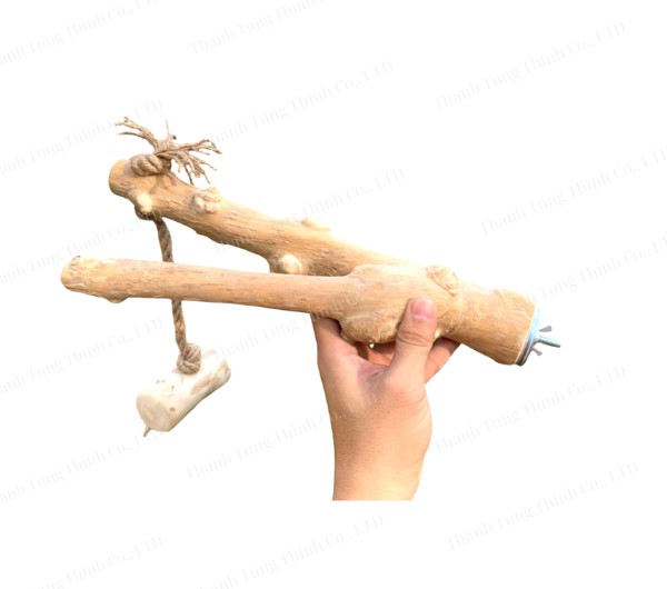 Java wood bird perch