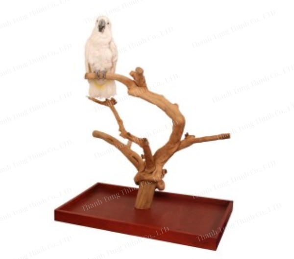 Java wood bird perch