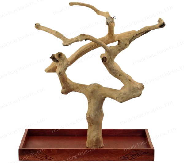 Java wood bird perch