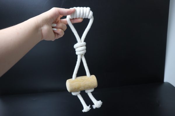 Natural Coffee Dog Chew Cotton M DCHEW08