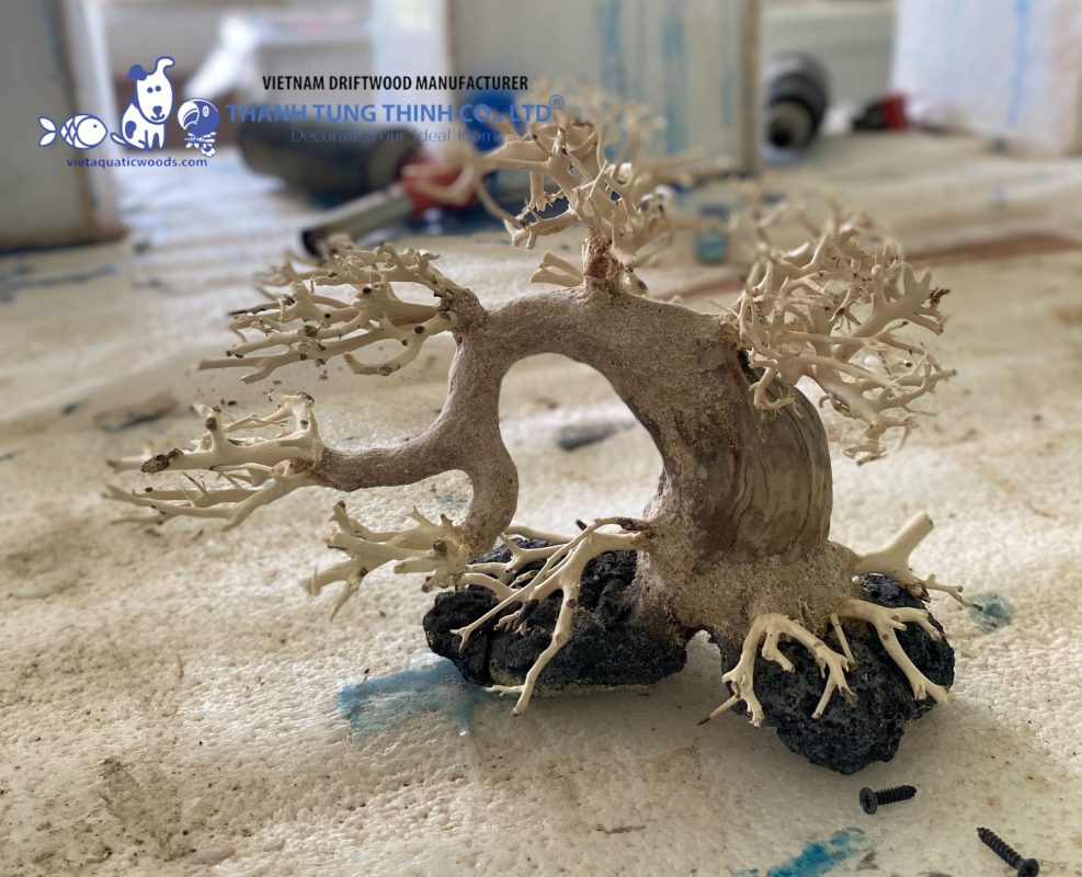 Small bonsai driftwood for compact tanks
