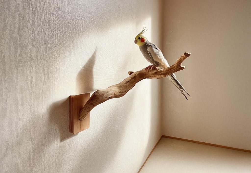 Wooden bird stands