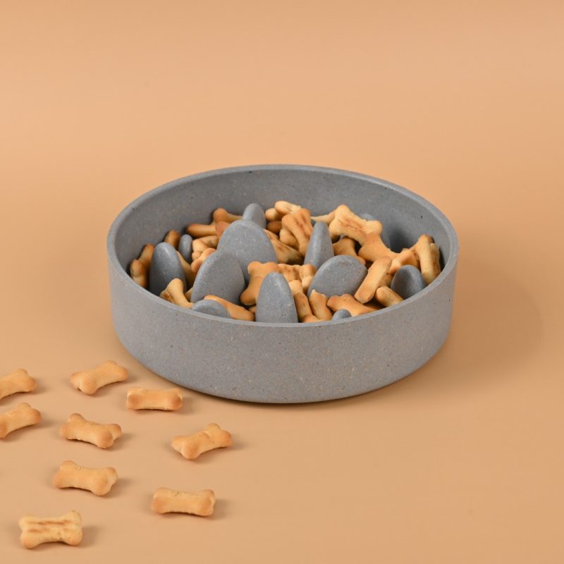 Sustainable bamboo pet bowl