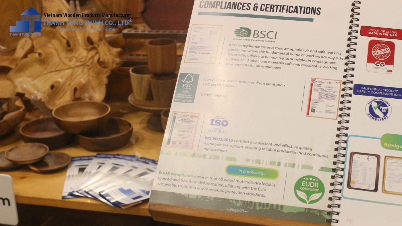 Thanh Tung Thinh holds FSC and BSCI certifications
