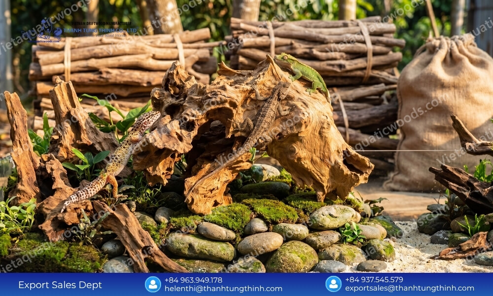 100% Natural Sam Driftwood Wholesale Supplier for Pet and Aquarium Industry