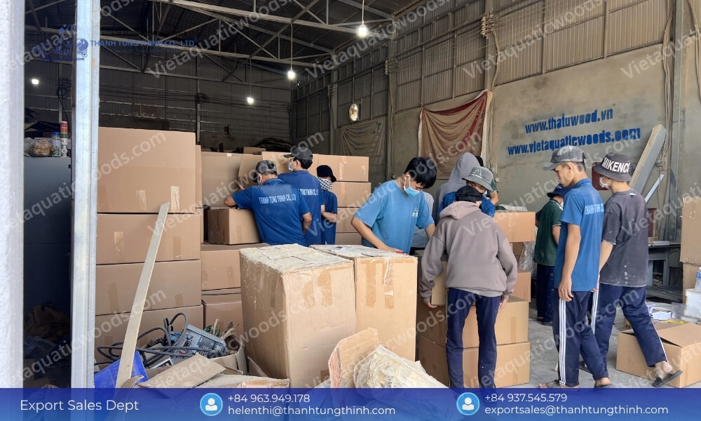 Inside Our Sanda Driftwood Factory Direct Bulk Container Supply