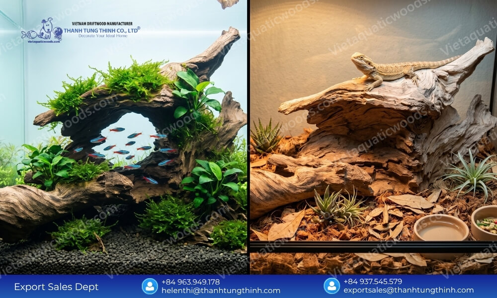 Leading Sanda Driftwood Wholesale Supplier for Pet and Aquarium Industry Worldwide