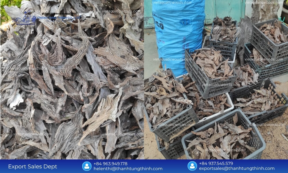 Mold-Free Export Quality Sanda Driftwood Supplier for Bulk Orders