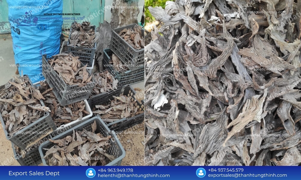 Reliable Sanda Driftwood Supplier: Bulk Container Orders Welcome