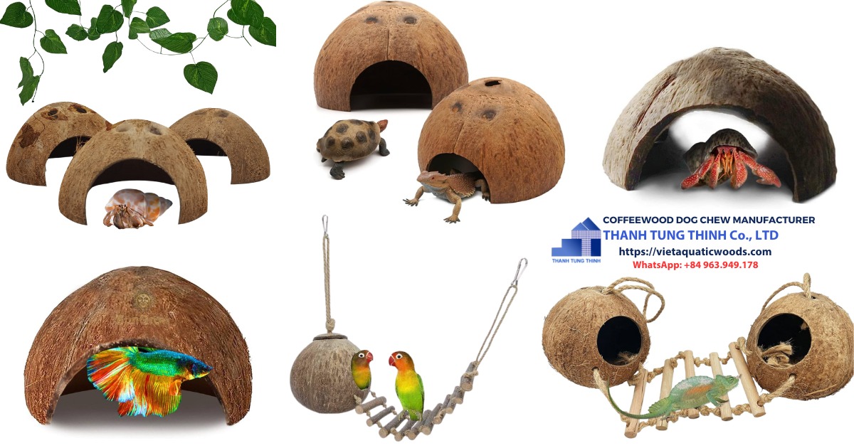 Reputable Wholesaler Coconut Shell Hideout has many years of experience in international export