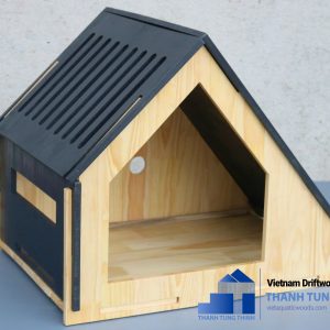 Light Color Wooden Dog House