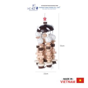 EcoStack Wooden Bird Toy Vietaquaticwoods | 01