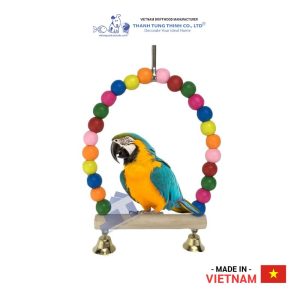 Stacker Wooden Parrot Toy Custom Color Vietaquaticwoods | 03