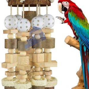 wooden parrot toy 2