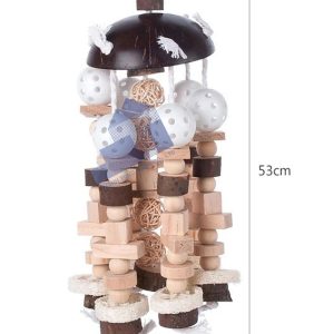 Alternative view of EcoStack Wooden Bird Toy