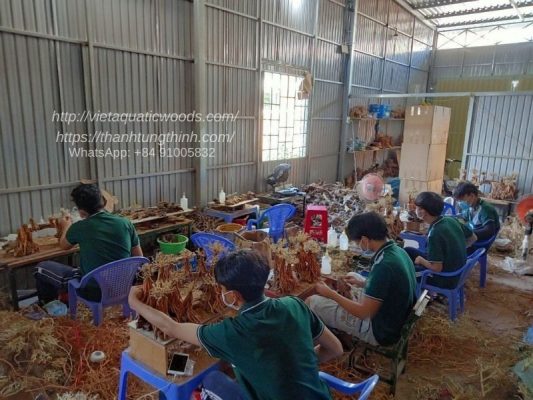 Aquarium driftwood manufacturer