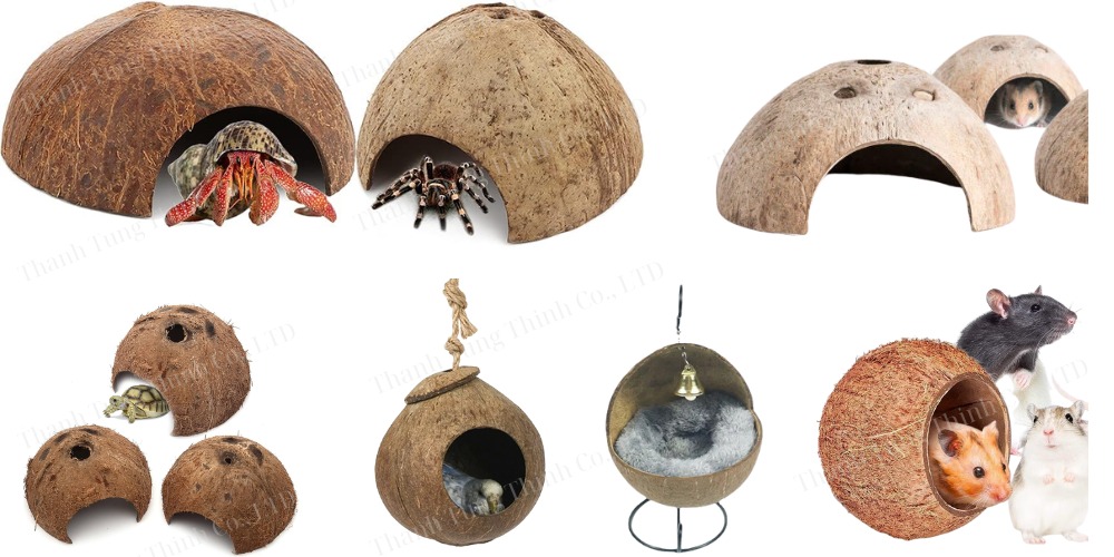 wholesaler coconut shell hideout