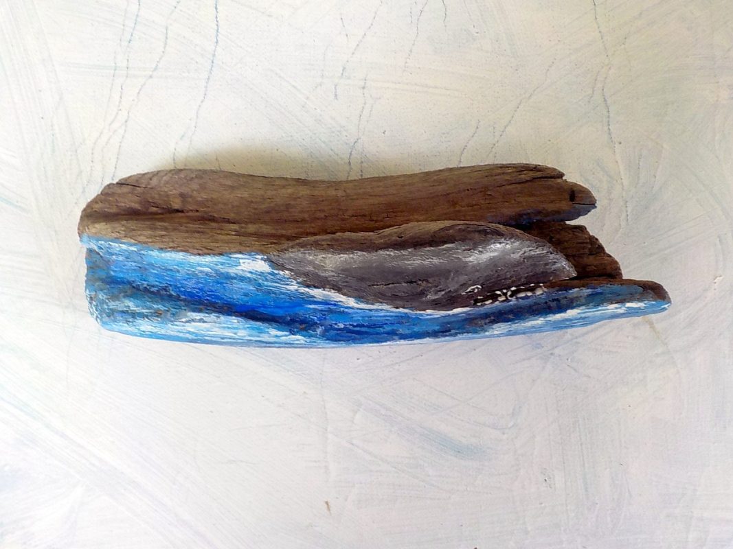 Avoid painted driftwood