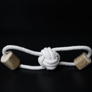 Alternative view of Natural Coffee Dog Chew Cotton M DCHEW05