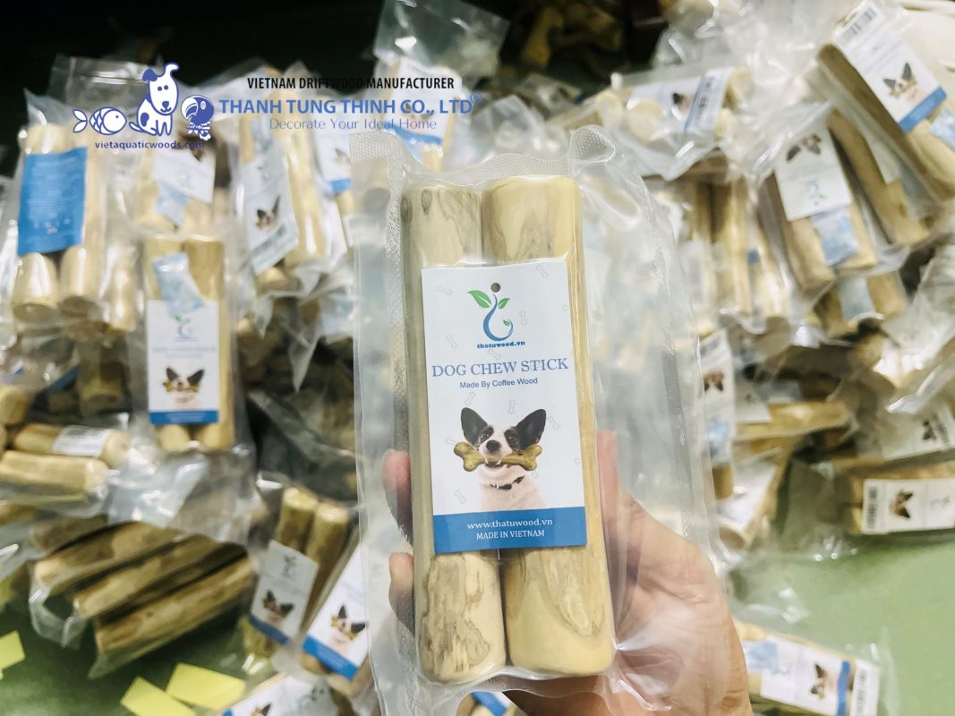 Custom solutions for coffee wood dog chews