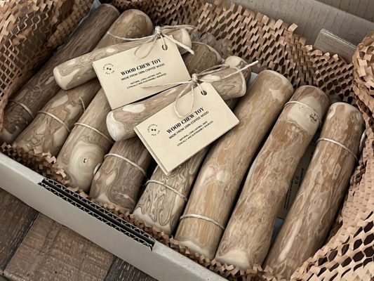 coffee wood dog chews for sale