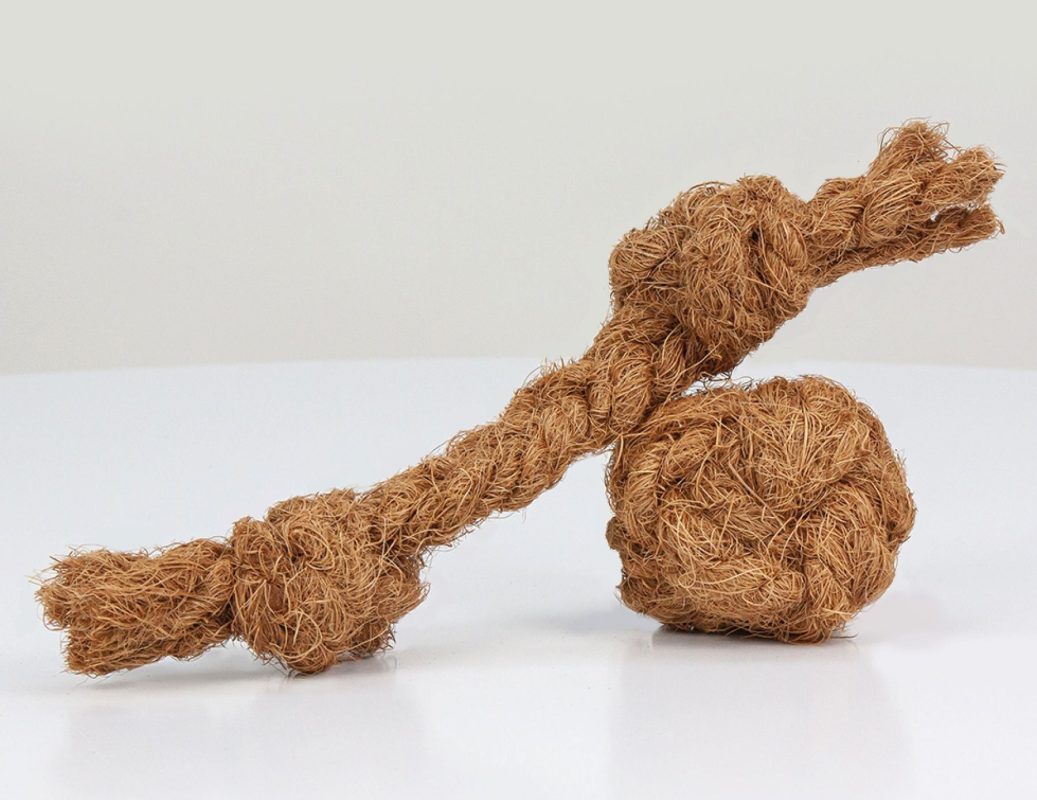 Coconut husk dog rope toys