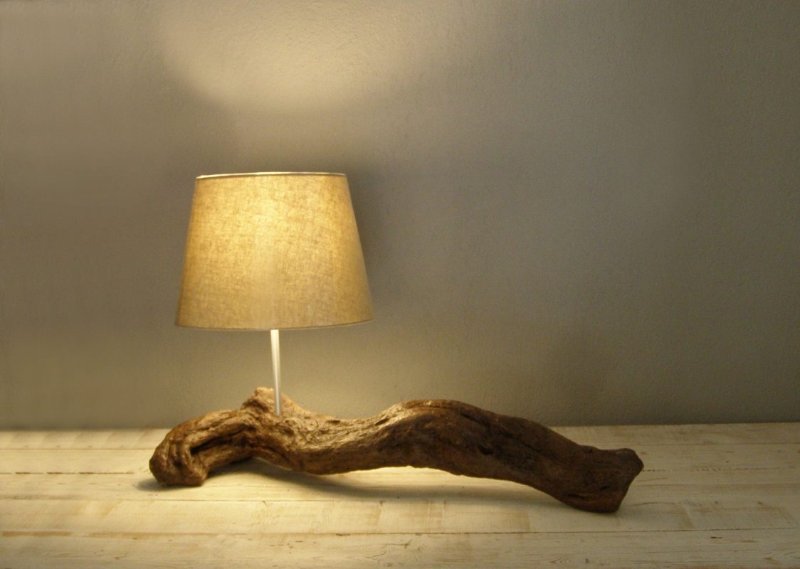 driftwood lamps