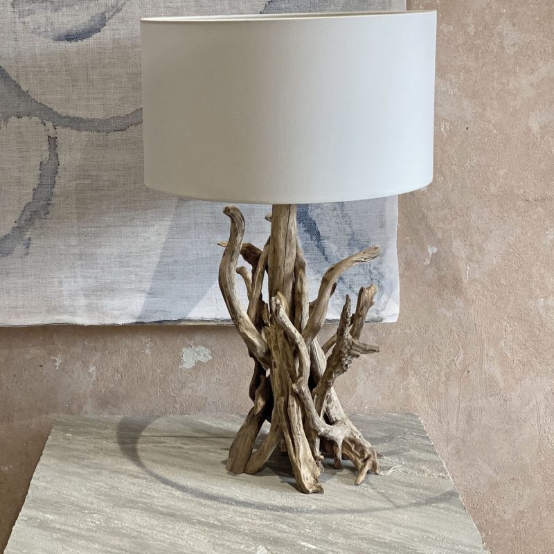 Driftwood table lamp