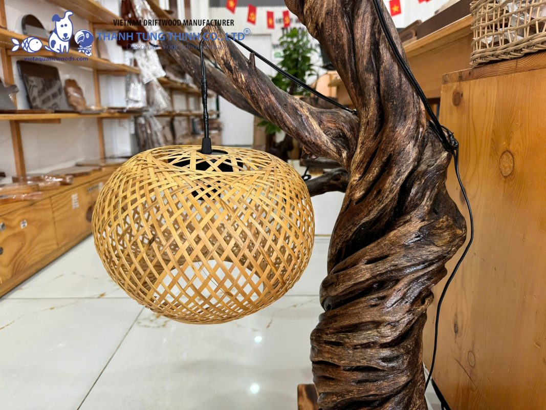 Request samples of driftwood lamps to access quality
