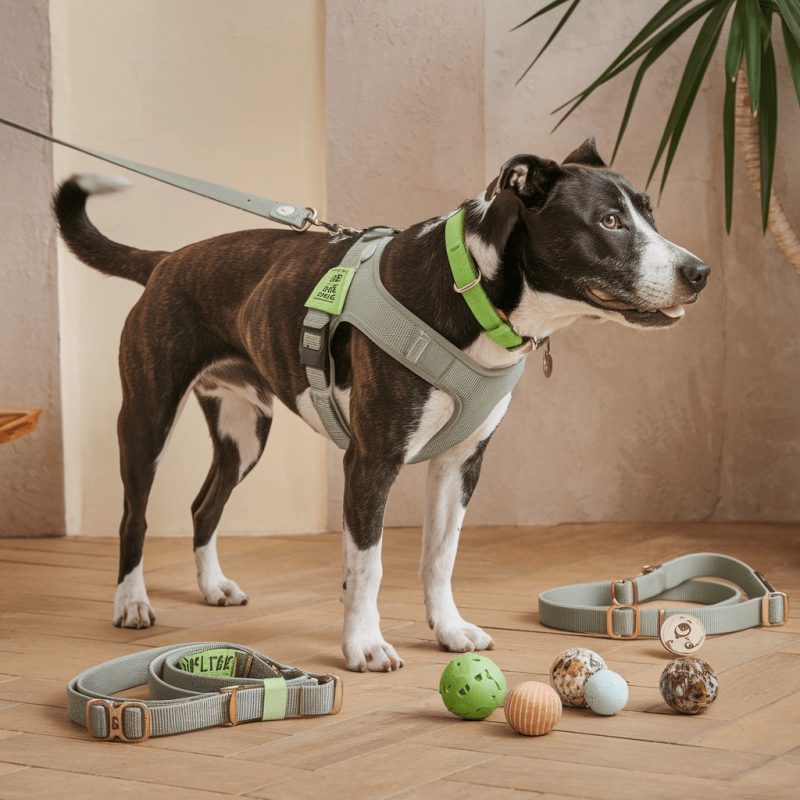 Eco-friendly pet products made from natural, biodegradable, or recyclable materials