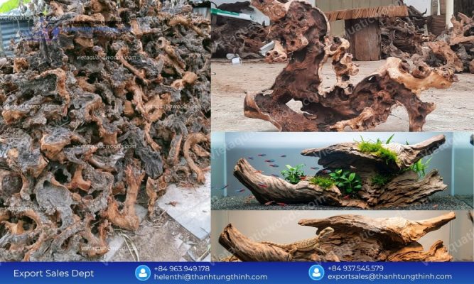 Heavy Hardscape Sanda Driftwood for Aquarium Decoration Bulk Source