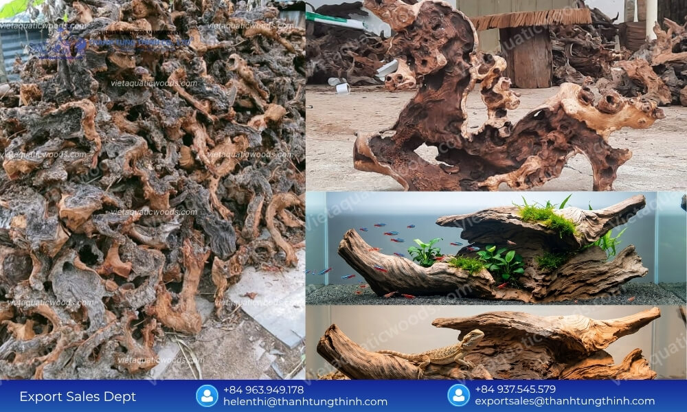 Heavy Hardscape Sanda Driftwood for Aquarium Decoration Bulk Source