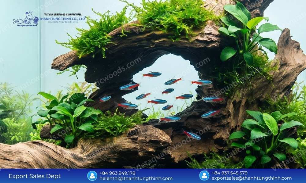 Premium Chemical Free Sanda Driftwood Supplier for Aquascaping & Elite Aquariums