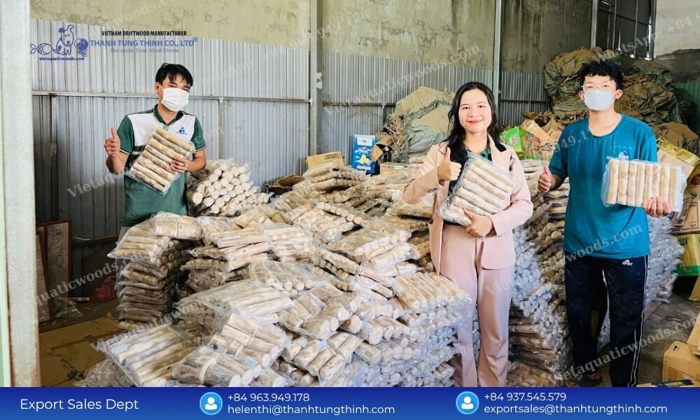 The dedicated manufacturing team and quality control staff of our premier coffee wood dog chew wholesale distributor