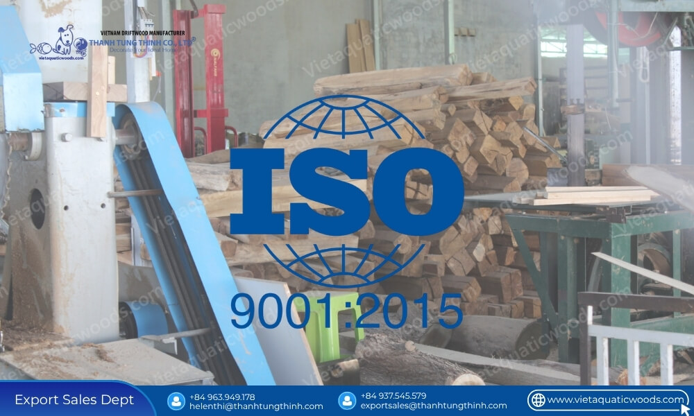 ISO certified manufacturing workshop producing wholesale safety certified coffee wood dog chew items