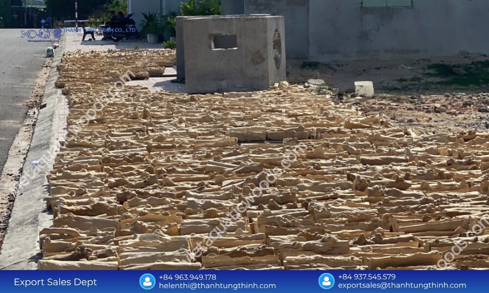 Extensive inventory of raw wood for bulk coffee wood reptile hideouts factory supply