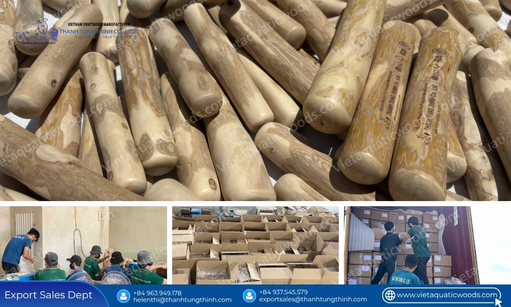 Overview of manufacturing steps for private label coffee wood dog chew lines