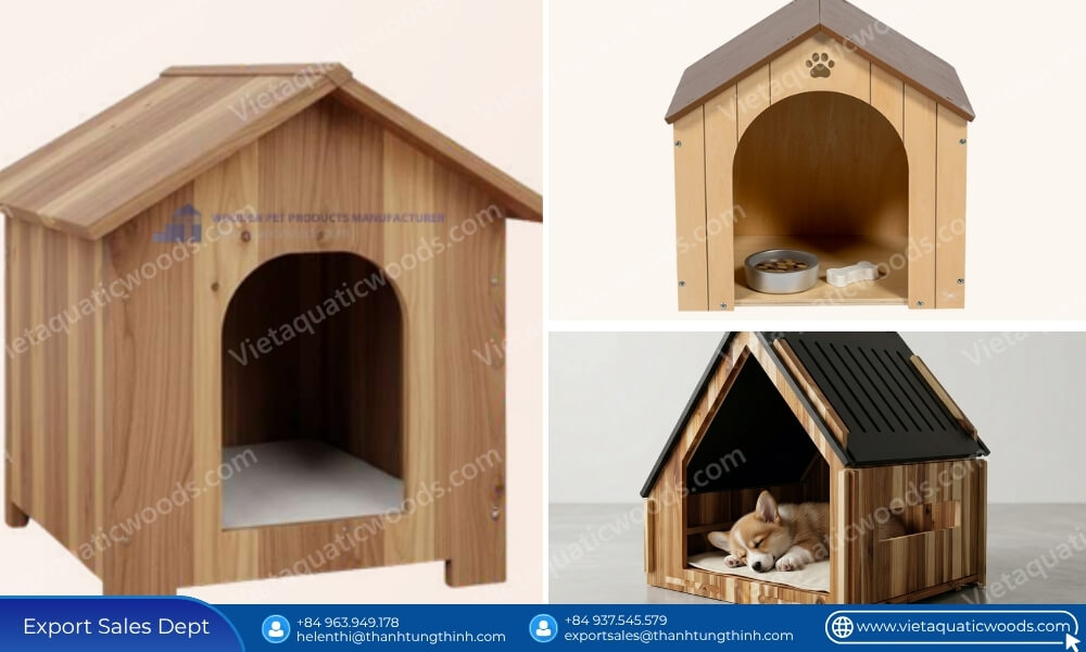 Various custom OEM and ODM wooden pet house designs optimized for large scale wooden pet house supply chain stability